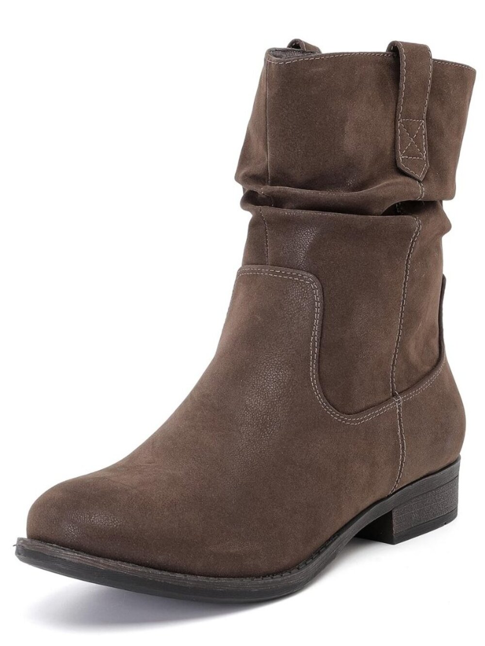Women's Ankle Boots Flat Fashion Booties.